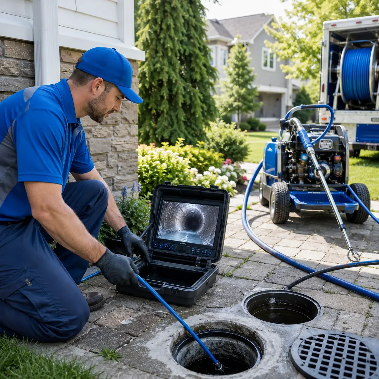 Outdoor drain cleaning professionals serving Corrigan, TX